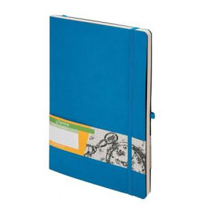 Notes Antra Impresja B5/96/80g kratka, Niebieski jasny